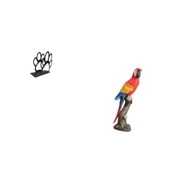 Imagem de Fenteer Porta-guardanapos de Ferro Multiuso, Porta-notas, Estátua de Pata de Cachorro Fofa, Decoração de Mesa, Artesanato Criativo, Lembrança de Feriado, Jard