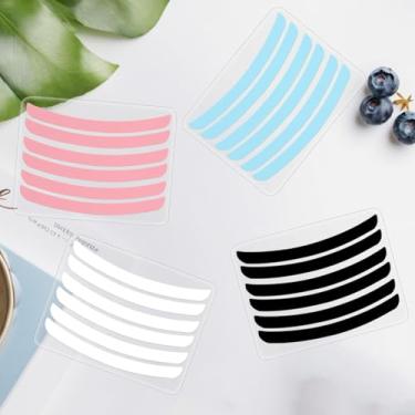 Imagem de Kit de fita de 24 hastes de elevação de cílios, almofadas e ferramentas reutilizáveis, fita permanente de silicone macio, compensador de levantamento de cílios, fitas de cílios e ferramentas de beleza