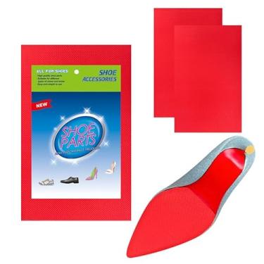 Imagem de 1 par de protetor antiderrapante de sola de sapato, aderência antiderrapante no calcanhar, sola autoadesiva com redução de ruído