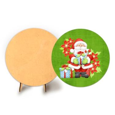 Imagem de Painel C Elastico Sublimado 50cm Natal + Suporte MDF (NAT065)