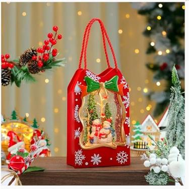 Imagem de Enfeite Mesa Bolsa Globo de Neve Sons Decoração Natal
