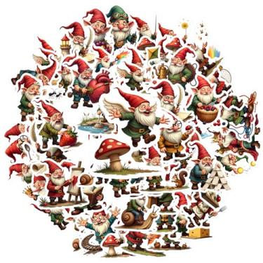 Imagem de 50 peças adesivos de gnomo S adesivos de graffiti de brinquedo, adesivos engraçados peculiares para laptop, motocicleta, bagagem, telefone, faça você mesmo, telefone, guitarra, laptop, notebook, mala