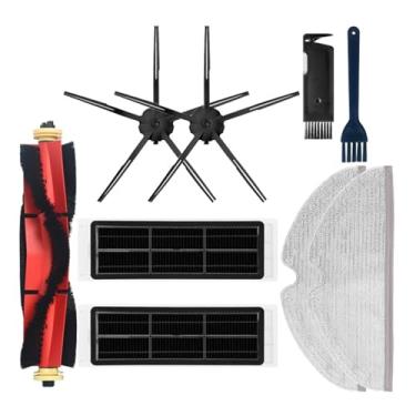 Imagem de HEPA Filter Mop Cloth Side/Main Brush Cover Compatible With XiaoMi Roborock S5 S50 S51 S55 S6 S60 S6 Pure Water Tank Dust Box Spare Parts(Light green)