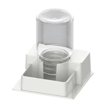 Imagem de Generic Alimentador automático de água para répteis, acessórios de alimentação, recipiente, suprimentos, dispensador de água para geckos, Branco