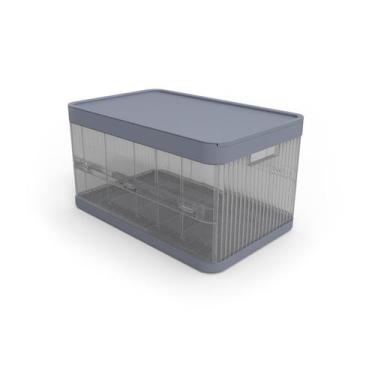 Imagem de Caixa Organizadora Plástica com Tampa Alça e Divisórias Móveis 29 Litr