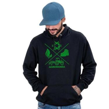 Imagem de Blusa Moletom Masculina Agronomia Bolso Canguru Conforto - Campero, Pr