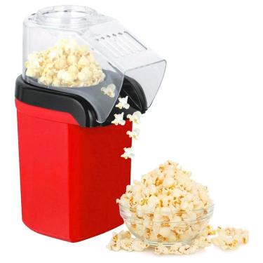 Imagem de Pipoqueira Elétrica Portátil Prepara Pipoca Saudável E Rápida Sem Óleo 110V