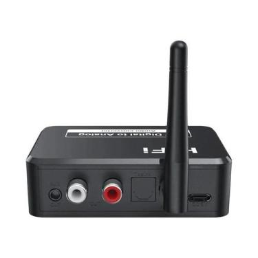 Imagem de Receptor De Áudio Bluetooth 5.1 Conversor Digital Para Analógico Adapt