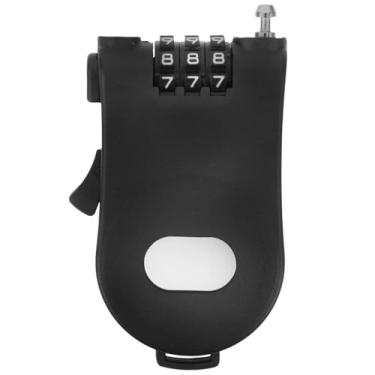 Imagem de BESPORTBLE Trava de snowboard portátil com cabo de roubo para pranchas de esqui, bicicletas, segurança leve para uso ao ar livre, sistema de senha rápida