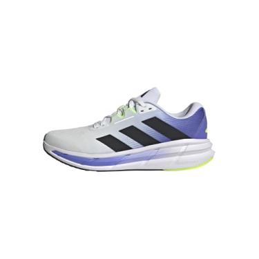 Imagem de adidas Tênis de corrida masculino Questar 3, Branco/preto/azul cobalto, 44