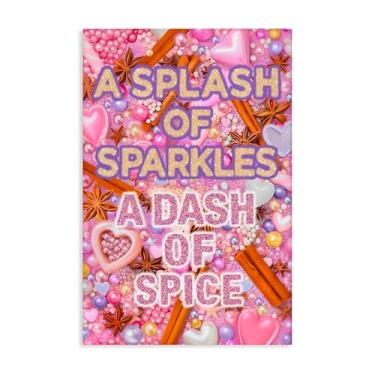 Imagem de Stupell Industries Arte de parede em tela Splash of Sparkle Dash Of Spice, design de Jess Stempel, 61 x 40 cm