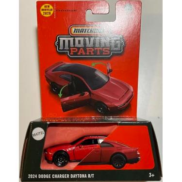 Imagem de Red 2024 Dodge Charger Daytona R/T - Matchbox Moving Parts - 1/64 Scale