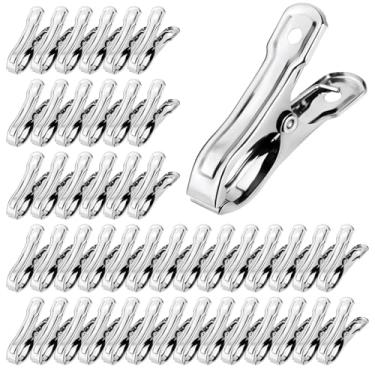 Imagem de Clipes de jardim de aço inoxidável, 130 peças para estufa de rede, clipes fortes de tensão de mola, suporte reutilizável de plantas de longa duração, clipes de vegetais para jardinagem