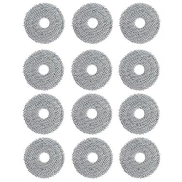 Imagem de Pacote com 12 almofadas de esfregão reutilizáveis, compatíveis com iRobot Roomba Plus 405 Combo e aspirador de pó robô 505