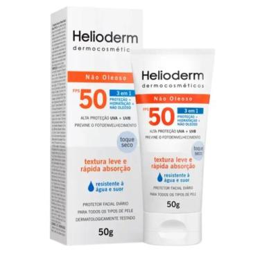 Imagem de Helioderm Facial FPS 50 Oil Free Sem Cor Toque Seco 5og - Kley Hertz
