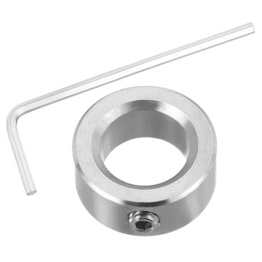 Imagem de PATIKIL Colar de eixo de furo de 11/40.6 cm, coleiras de bloqueio de eixo de aço inoxidável 304, anel de roda de rolha de trem de pouso com parafuso de ajuste único M6 para eixos de transmissão