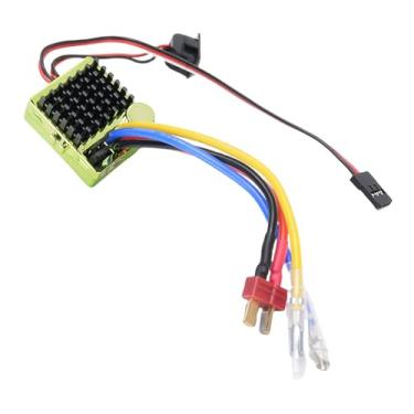 Imagem de SALALIS ESC Escovado à Prova D'água RC para Barco de Carro RC 1/10 Controle de Velocidade Preciso Material de Liga de Alumínio Leve