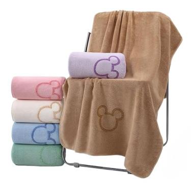 Imagem de KIT Toalha de Banho Microfibra Coral 70x140cm – toque Macia, Leve, Alta Absorção e Secagem Rápida (modelo e cor Aleatória,1)