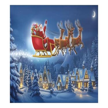 Imagem de SEHANY Capa magnética de Papai Noel para lava-louças, adesivos magnéticos para decoração de Natal antiarranhões para painel de geladeira e lava-louças, decoração de Natal de cozinha doméstica 58 x 66