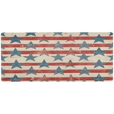 Imagem de SEHANY Tapete de mouse grande bandeira americana 80 x 30 cm antiderrapante para jogos com base de borracha de 3 mm de espessura, protetor de mesa para laptop, mesa para jogadores, desktop, escritório