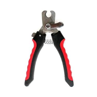 Imagem de Alicate Cortador de Unhas para Cães e Gatos com Trava de Segurança – Aço Inox, Cabo Emborrachado Antiderrapante, Para Pets Pequenos e Médios