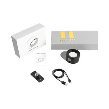 Imagem de Lâmpadas De Parede LED Recarregáveis Com Bateria De 2000mAh, Rotação D