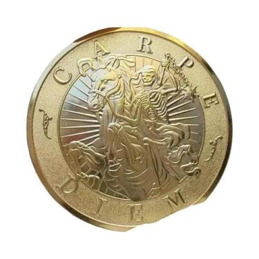 Imagem de moeda de lembrança mori memento desafio eua moeda de coleção HoboNicke