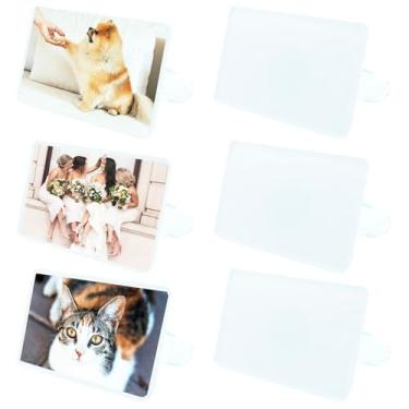 Imagem de Pacote com 6 clipes de saída de ar de carro para sublimação em branco para saída de carro perfume difusor de perfume difusor de perfume clipe de saída de escape acessórios quadrados para artesanato