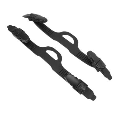 Imagem de RiToEasysports Correias de Barbatana 2 Peças, Tiras de Substituição para Mergulho Com Snorkel, Tpr Ajustável Com Fivelas de Liberação Rápida para Natação Subaquática, Mergulho Livre (#11)