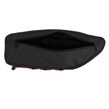 Imagem de SPYMINNPOO Bolsa de Quadro de Bicicleta 3l, Bolsa de Tubo Superior Reflexiva Com Zíper à Prova d'água, Armazenamento de Ciclismo de Grande Capacidade para Bicicletas de Montanha e Estrada (#12)