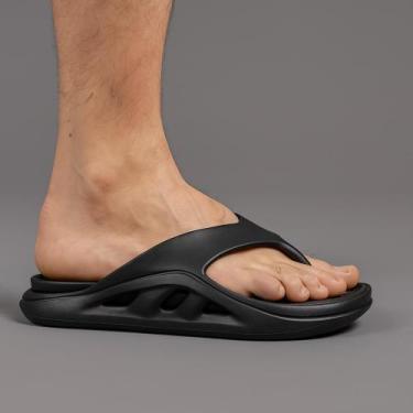 Imagem de Chinelo de Dedo Masculino Nuvem Antiderrapante Macio Leve Confortavel 
