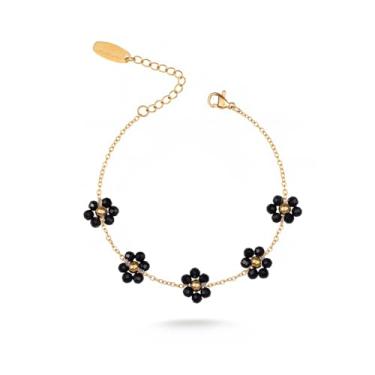 Imagem de Montana West Pulseira feminina Wrangler com pingente de coração ajustável, ouro 14 quilates, turquesa, joias modernas, one size, Aço inoxidável