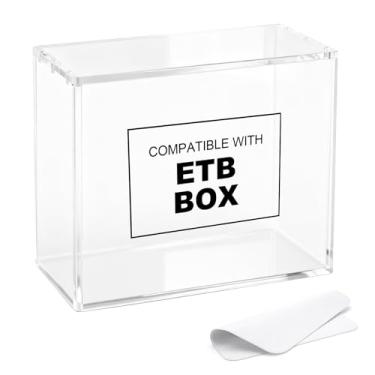 Imagem de YSSPPOY Ultra Thick Acrylic Case for Elite Trainer Box, 8mm + 5mm ETB Protector Case with 5x3mm Strong Magnets, PKMN ETB Acrylic Protector to Prevents UV Avoiding, Dust And Oxidation