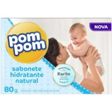 Imagem de Sabonete Pom Pom Bebê  Limpeza Suave e Proteção Diária, Hidratação