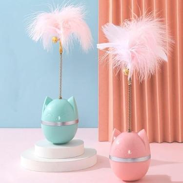 Imagem de Brinquedo João Bobo Gato Com Plumas Sino Cat Interativo