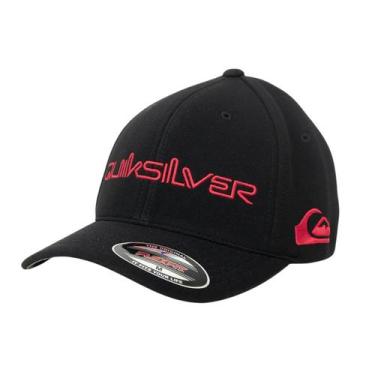 Imagem de Boné Quiksilver Type Down Word Preto, M, Black