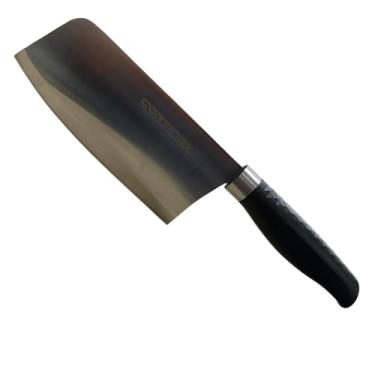 Imagem de Cortinox Elegance Cutelo 30 cm, Aço Inox, Preto, Cabo Anatômico, 210g, para Carnes e Legumes