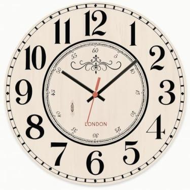 Imagem de Relógio de Parede Luxo Preto com Dourado – Design Abstrato 3 Moderno 29cm Pendulart (abstrato16)