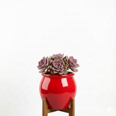 Imagem de Genérico Vaso Redondo Decorativo para Interiores, Tamanho P, Verde, Vidro Fumê, Acabamento Espelhado, Formato Redondo, Vaso para Plantas, 12x10x11 cm