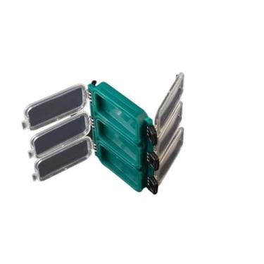 Imagem de Caixa organizadora de equipamentos de pesca mini caixa compacta para armazenamento de pesca ao ar livre (HS-005)
