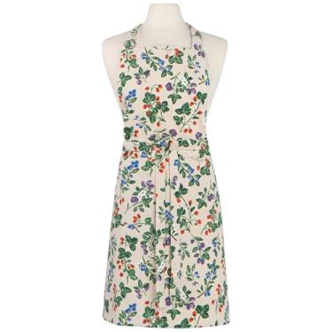 Imagem de Now Designs Avental Berry Bramble Chef, alça ajustável no pescoço, 100% algodão, L71 x C 81 cm