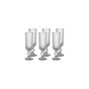Imagem de Conjunto de Taças para Espumante Brinox Haus Concept Reluz 150ml 6 Peças