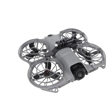 Imagem de XHSESA Suporte de expansão de montagem superior para DJI NEO2, suporte de acessório leve para câmeras de polegar e dispositivos de ângulo duplo