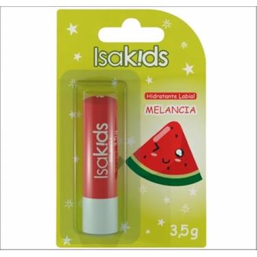 Imagem de Isakids – Hidratante Labial infantil Melancia (3,5g) | Testado dermatologicamente, livre de óleo mineral e cor suave | Uso diário e desliza fácil