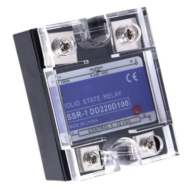 Imagem de aqxreight Relé de Estado Sólido Monofásico 3 a 32VDC Entrada 5 a 220VDC Módulo de relé de Estado Sólido de Carga 100A e Corrente para e Ampla Fase Este único Confiável Permite (100A)