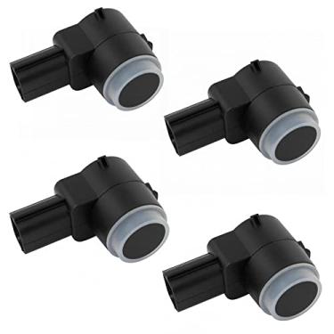 Imagem de TRQ Sensor auxiliar de estacionamento dianteiro ou traseiro, conjunto de 4 peças compatível com Buick Chevrolet GMC