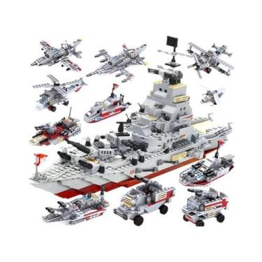 Imagem de Conjunto De Blocos De Montar De Modelo De Navio De Guerra Da Marinha P