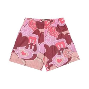 Imagem de Bermuda De Basquete Masculina Preta Com Estampa Em Malha EE NEW YORK C