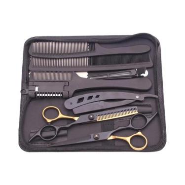 Imagem de Conjunto De Tesouras Profissionais De Cabeleireiro De 6 Polegadas Para