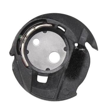 Imagem de Cosiki Caixa de Bobina de Substituição Rotativa Durável de Alta Velocidade para Máquina de Costura, Fácil de Usar e Armazenar para Costura Doméstica - Plástico Preto